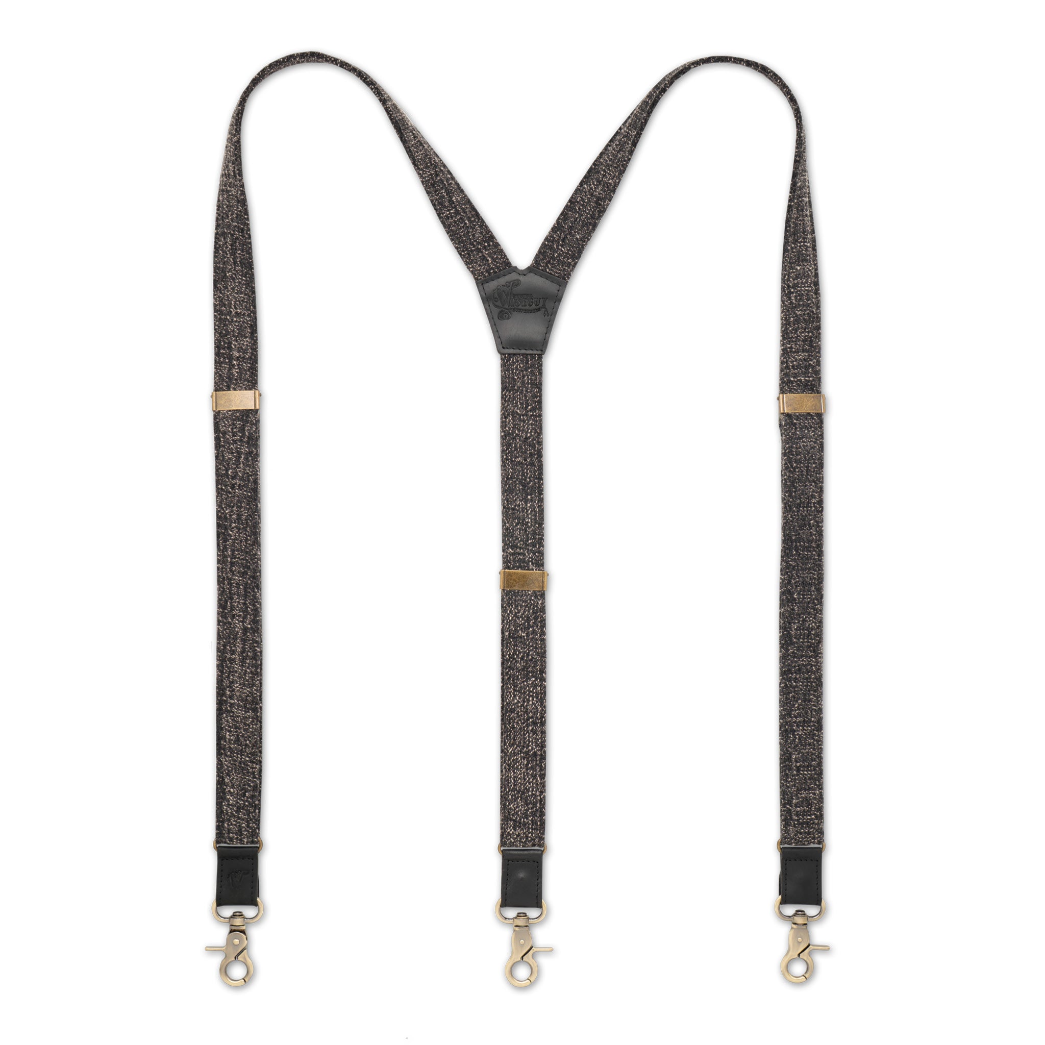Cotton The Astronomer Black Slim Suspenders No. G7210