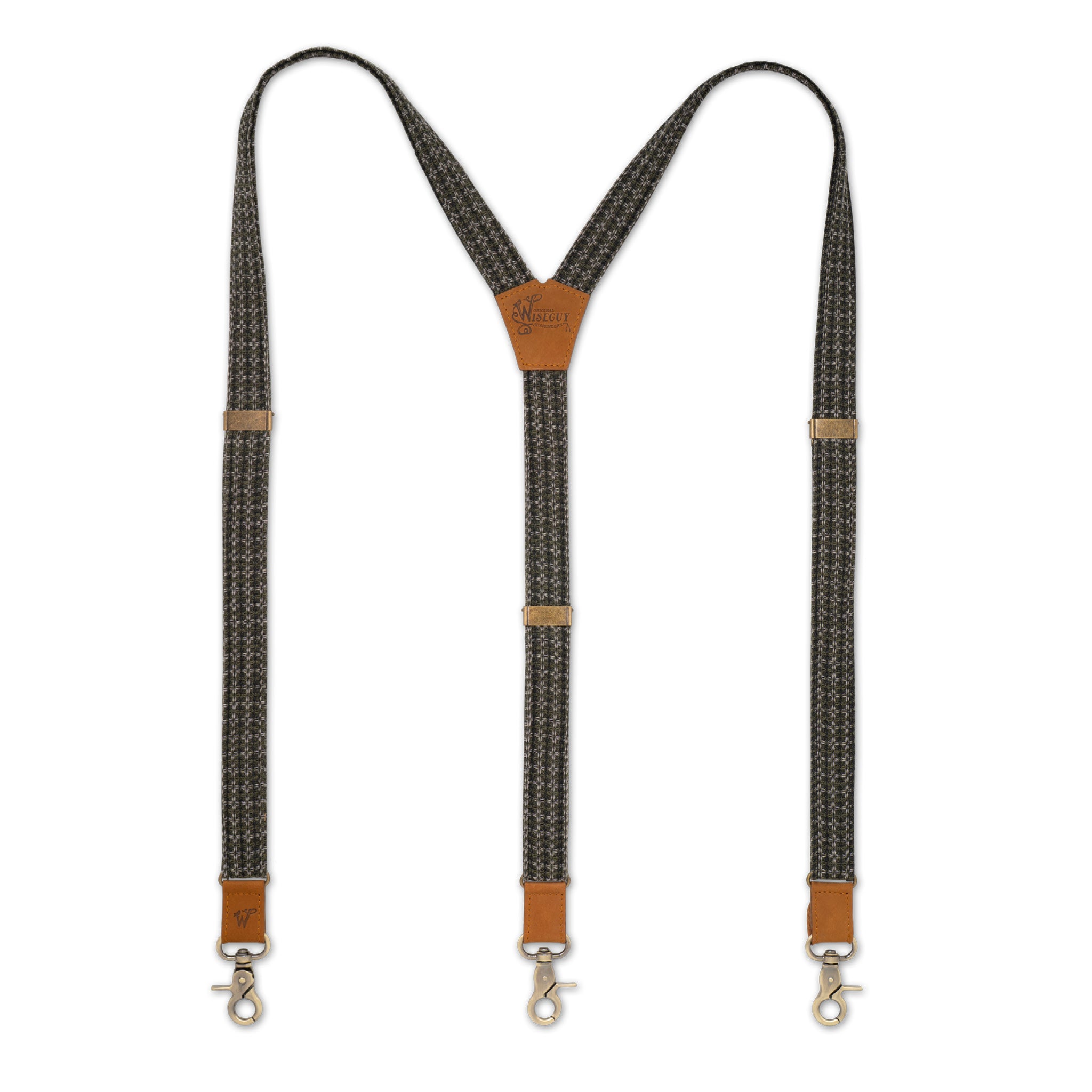 Cotton The Marauder Green Slim Suspenders No. G7212