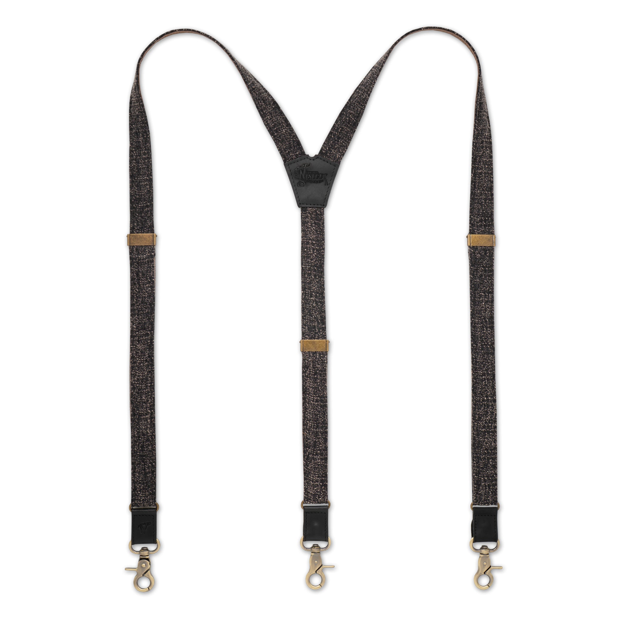 Cotton Silk The Nightwatch Black Copper Slim Suspenders No. G7214