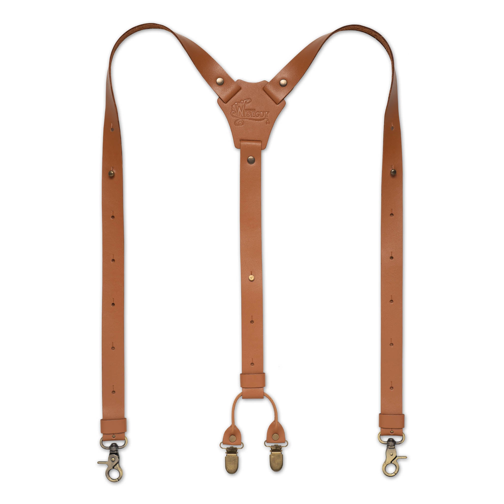 Crazy Horse Vegan Camel Slim Suspenders No. L2311