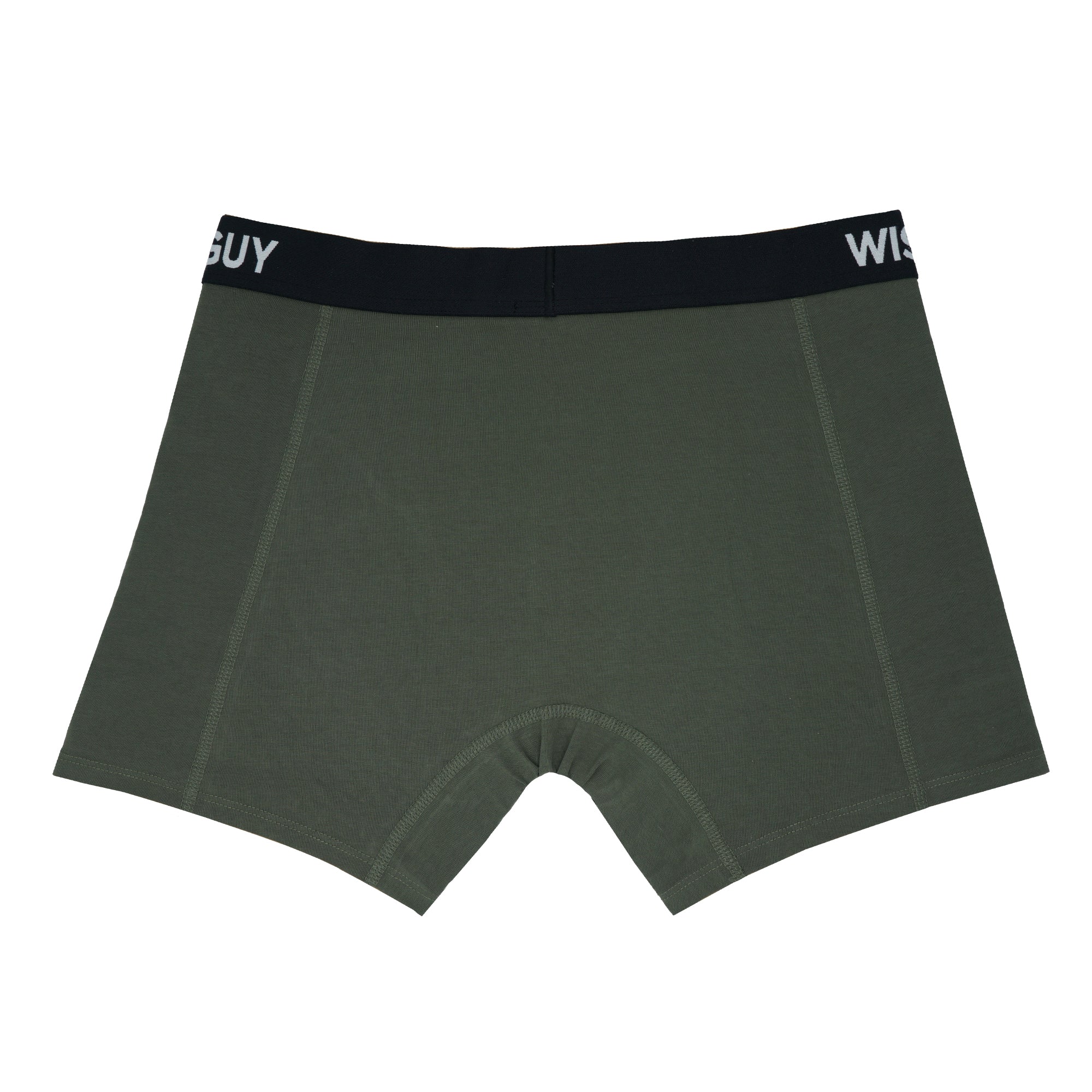 Boxershorts aus Bio-Baumwolleo Armeegrün 2er-Pack No. D9015