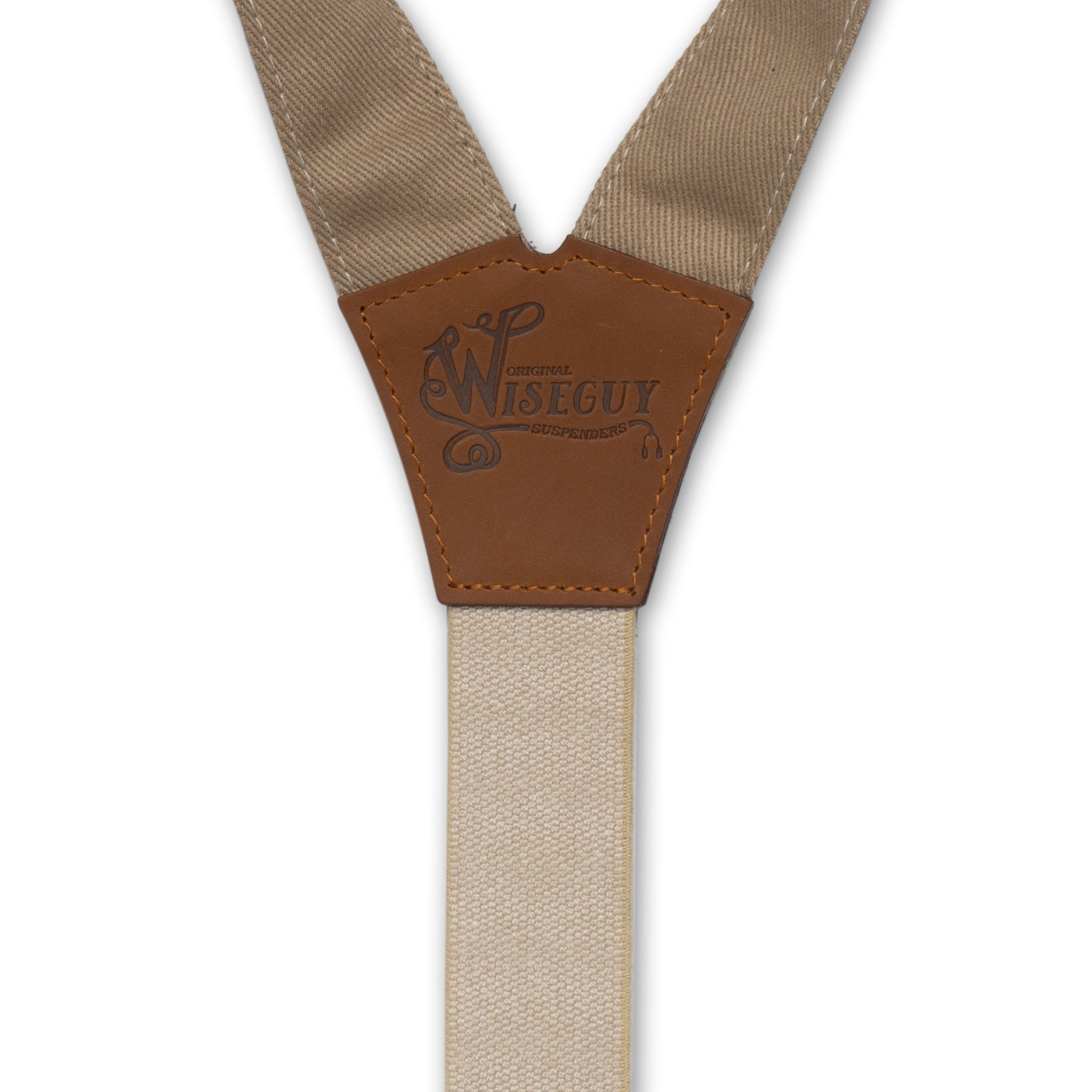 Duck Beige Wide Suspenders No. C6011