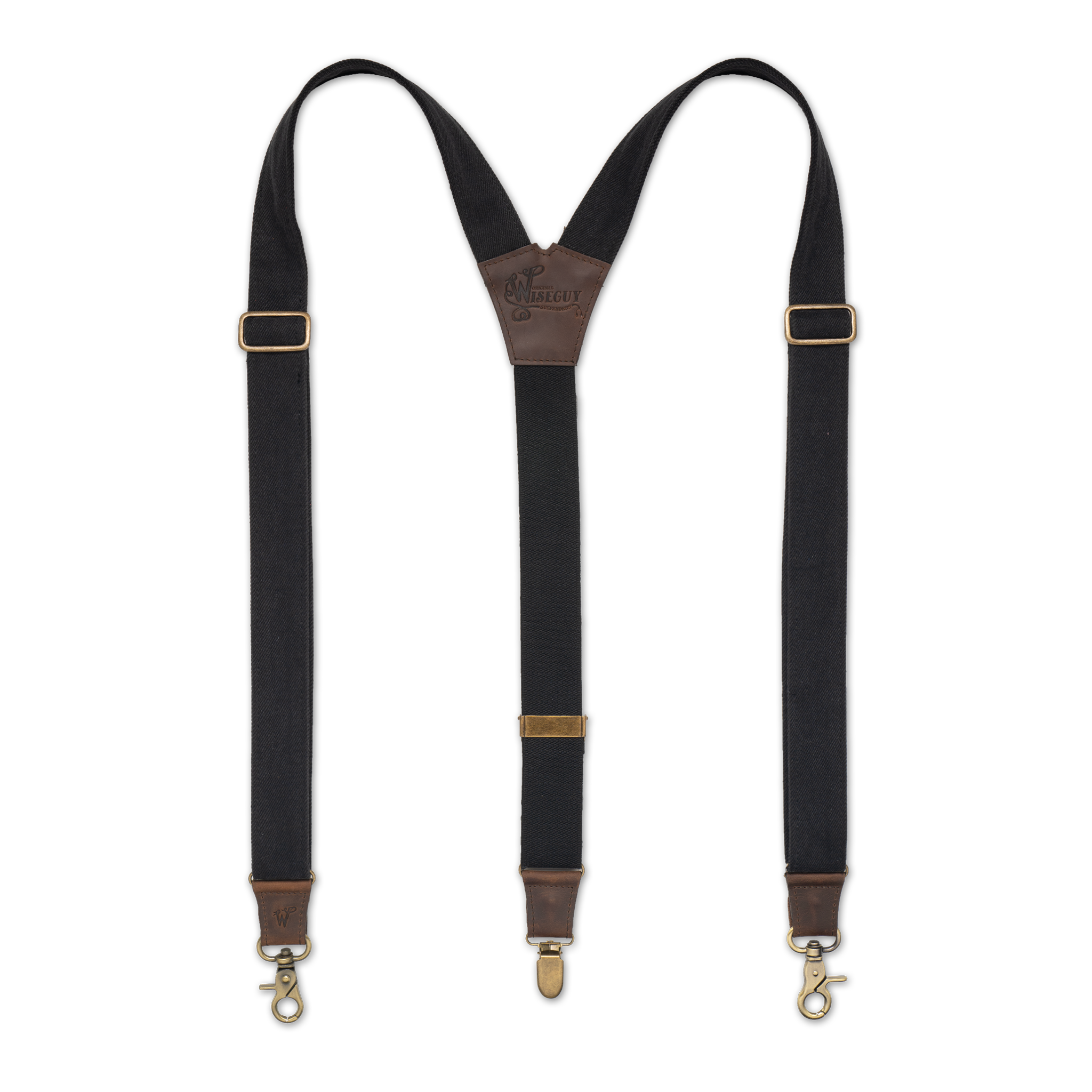 Duck Black Wide Suspenders No. C6012