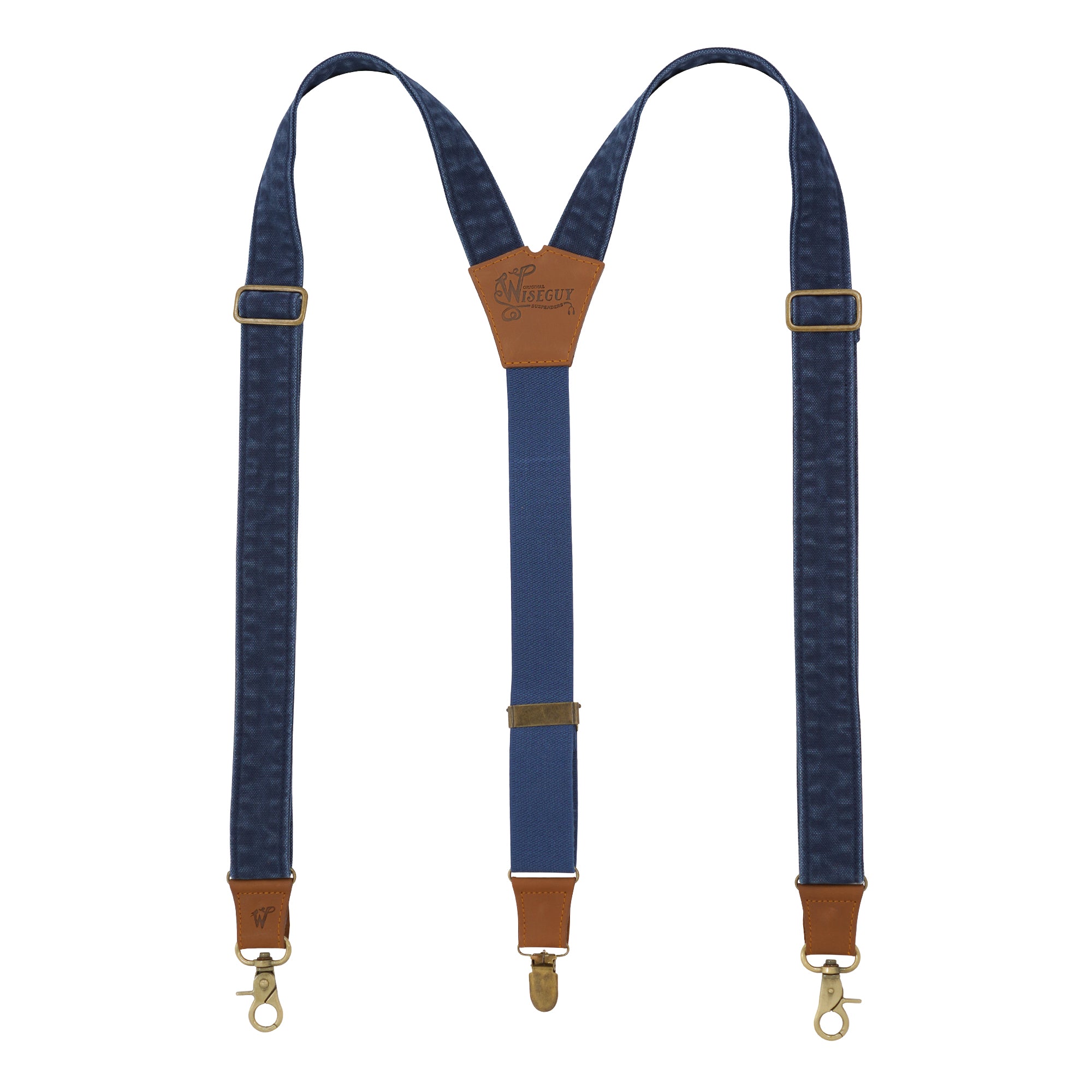 Duck Navy Blue Wide Suspenders No. C6021