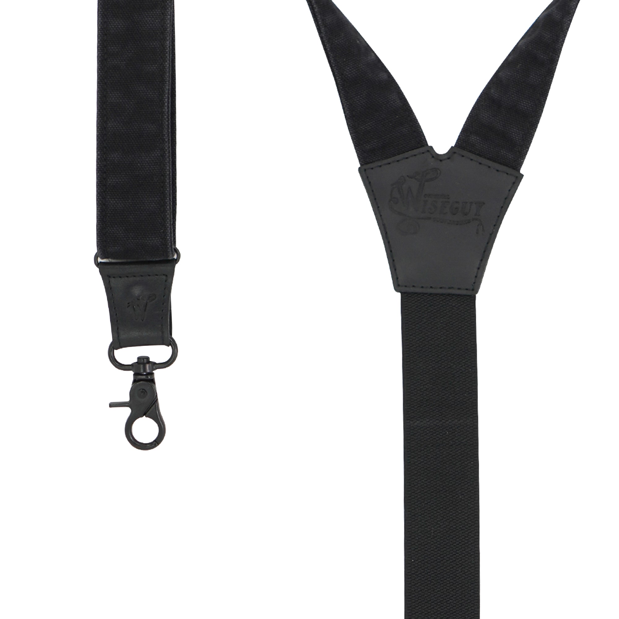 Duck Black Wide Suspenders No. C6019