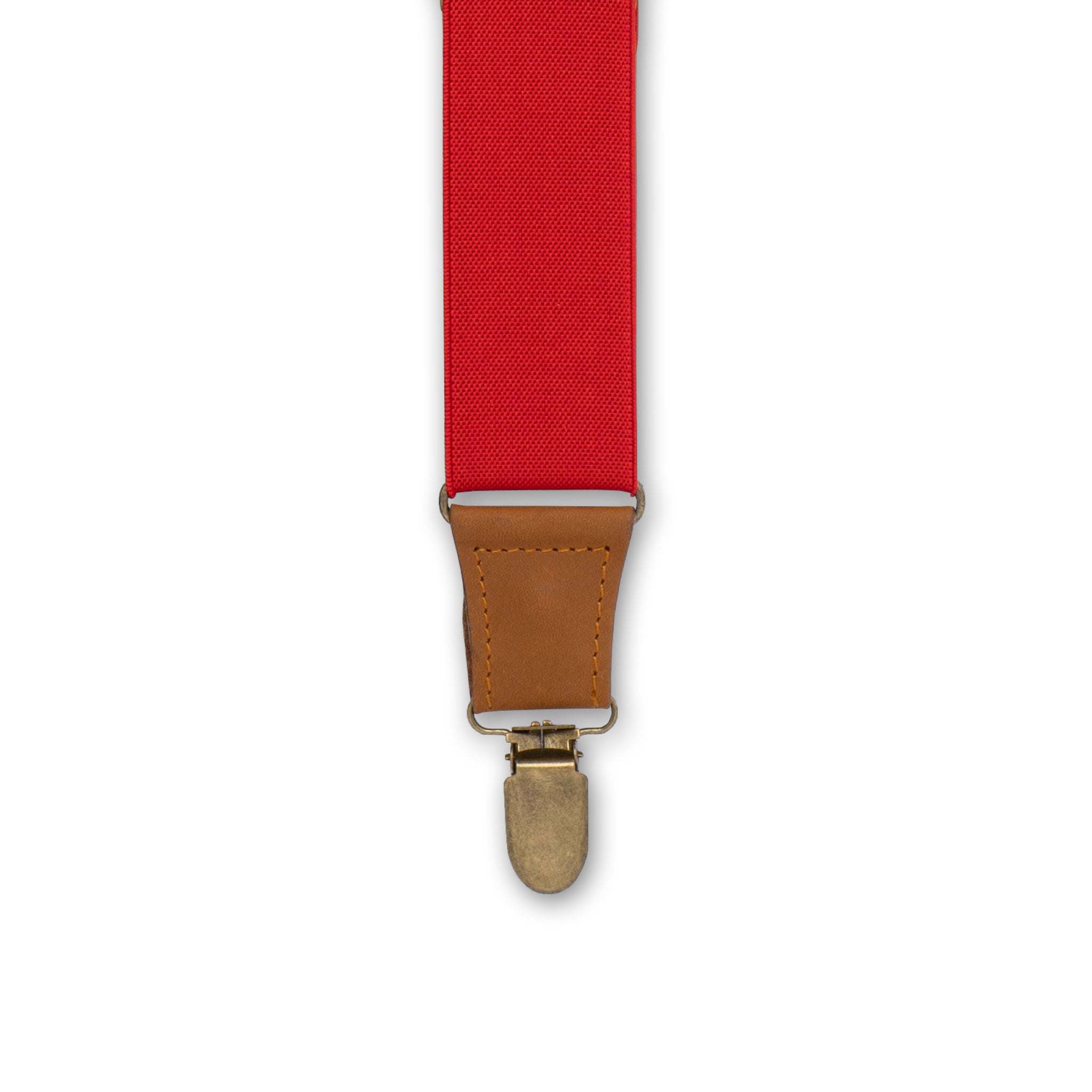 Essential Blood Red Wide Suspenders No. E5017