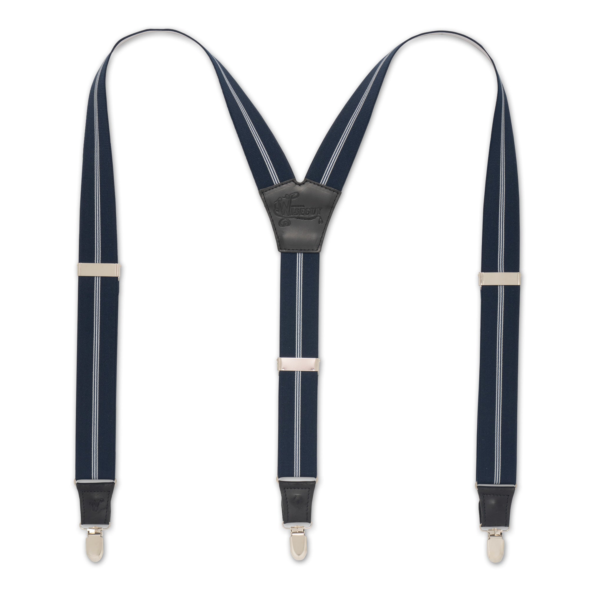 Dapper The Dealmaker Navy Blue Wide Suspenders No. E5323