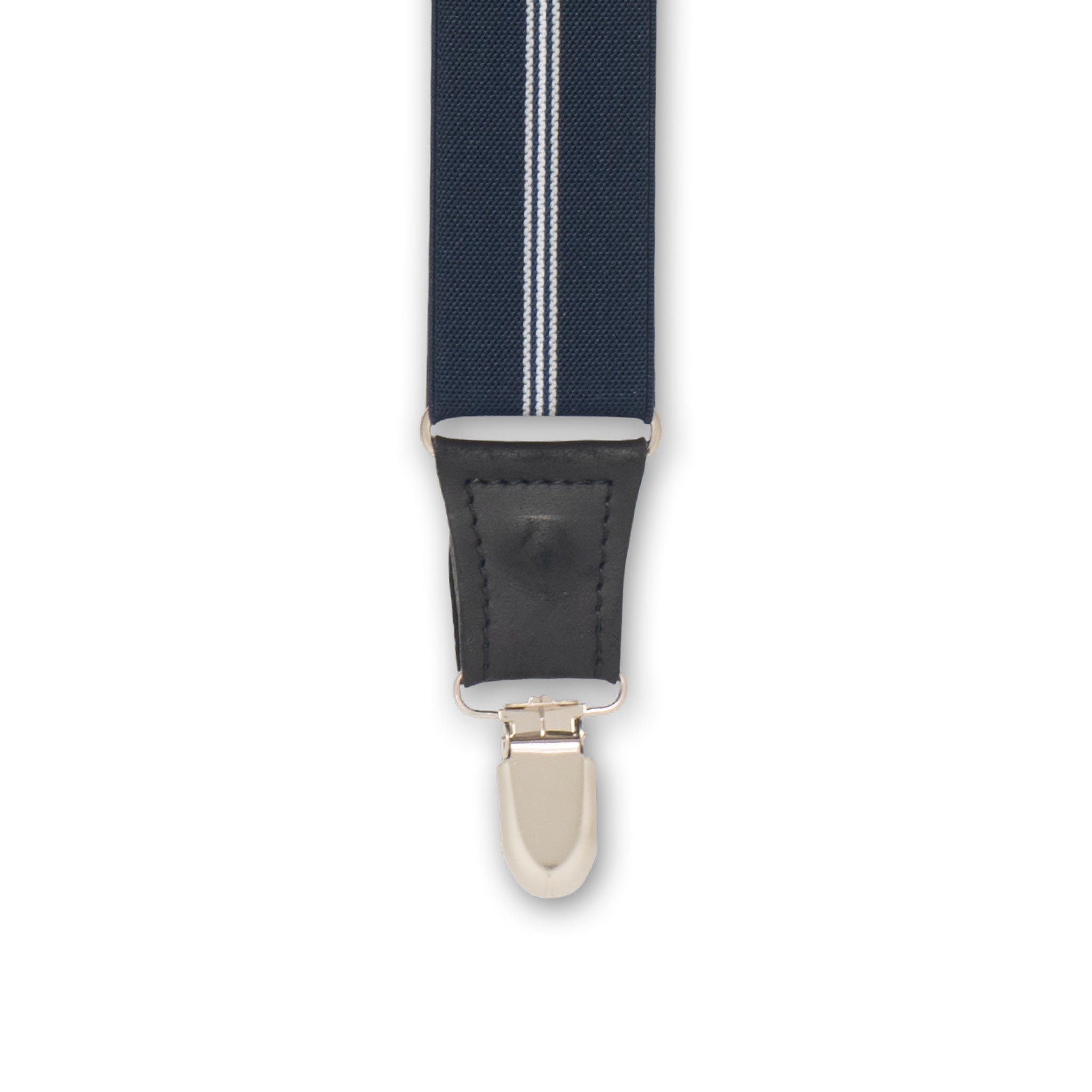 Dapper The Dealmaker Navy Blue Wide Suspenders No. E5323