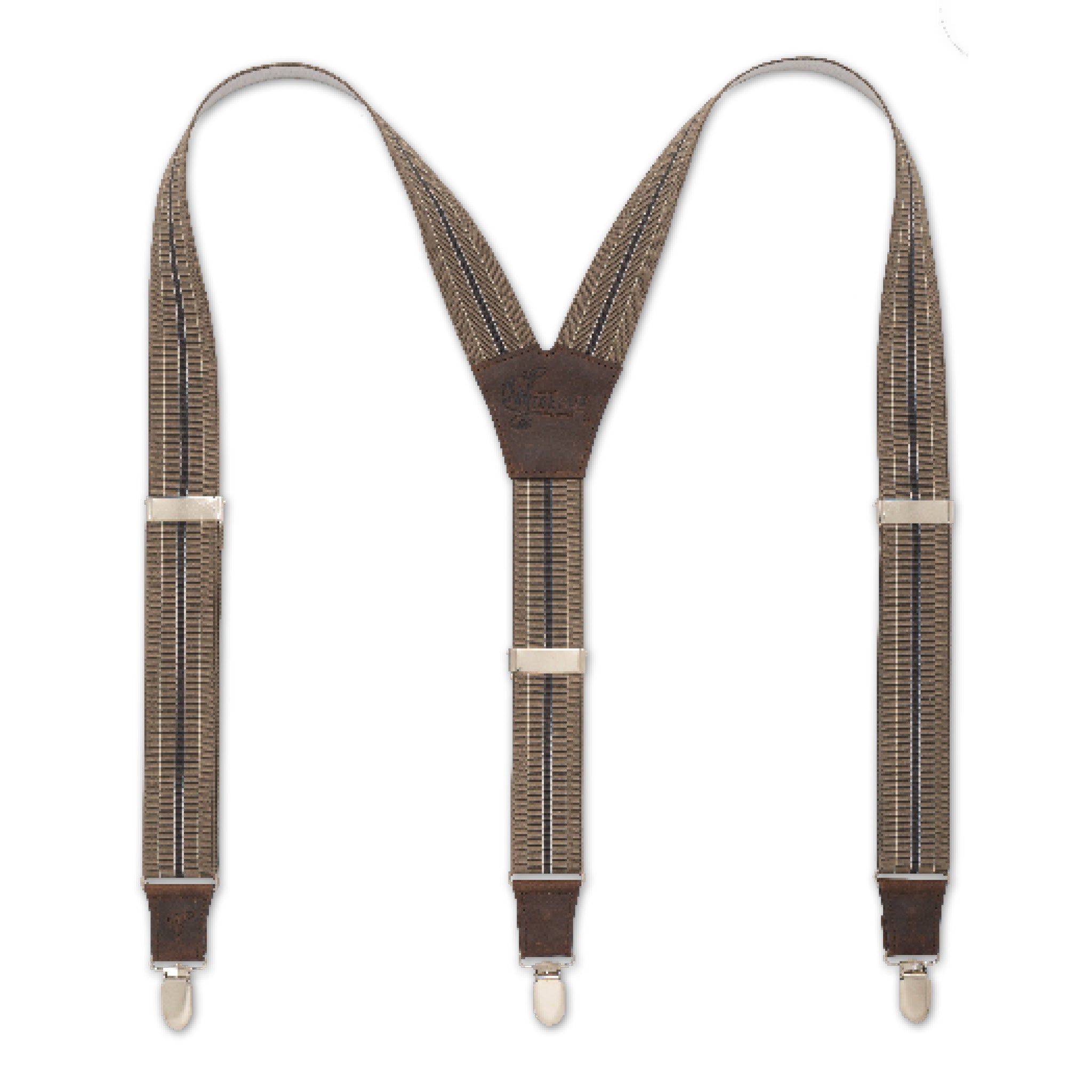 Dapper The Doctor Coffeebrown Wide Suspenders No. E5324