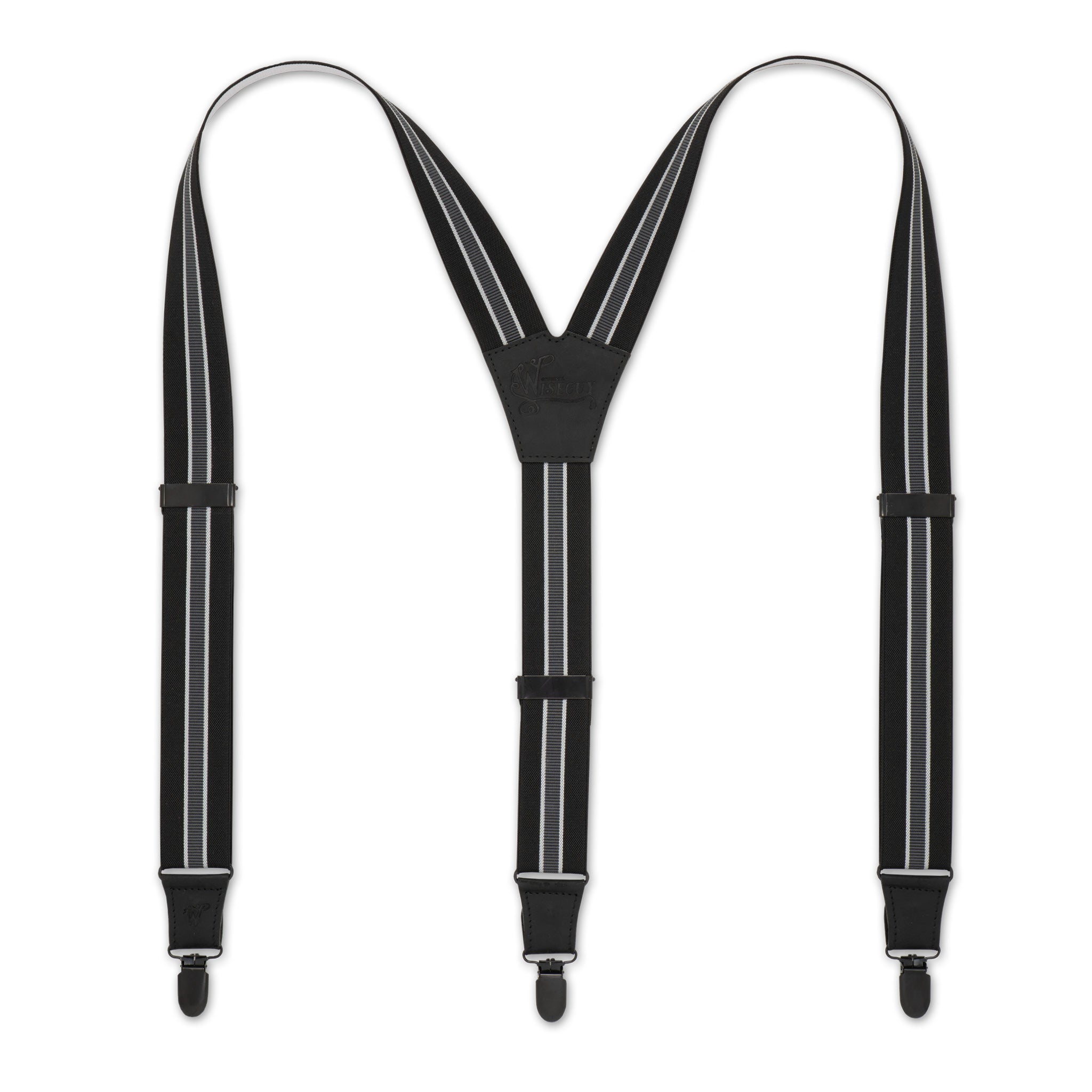 Dapper The Hitman Black Wide Suspenders No. E5327