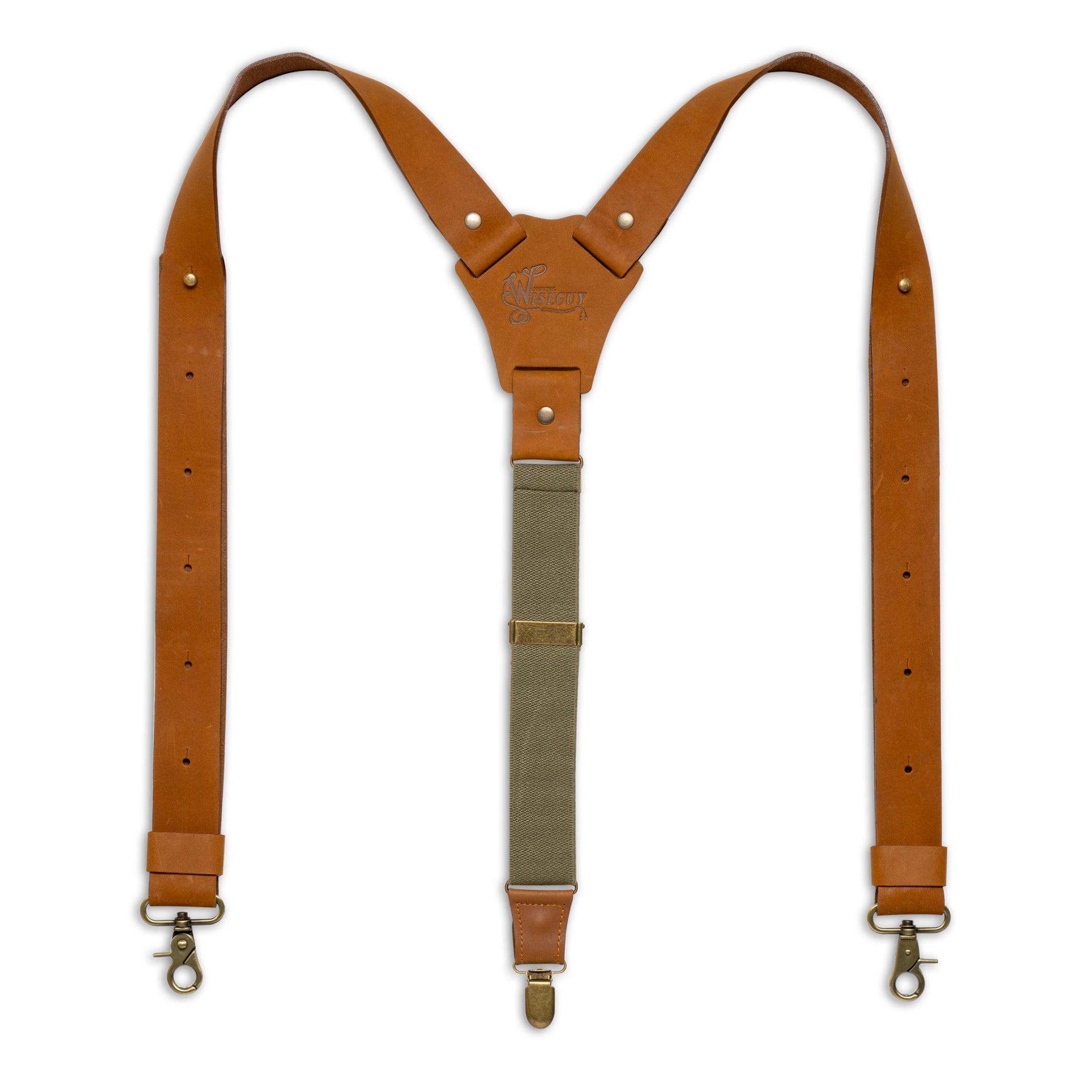 Crazy Horse Flex Camel Brown Wide Suspenders No. F2110