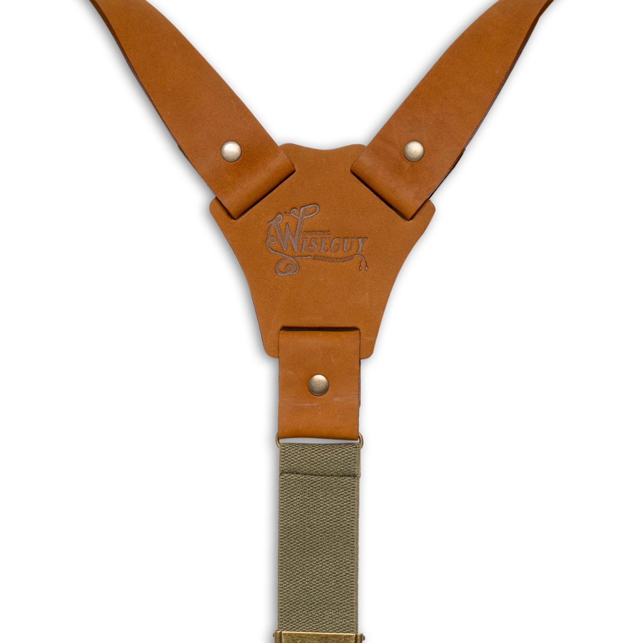 Crazy Horse Flex Camel Brown Wide Suspenders No. F2110