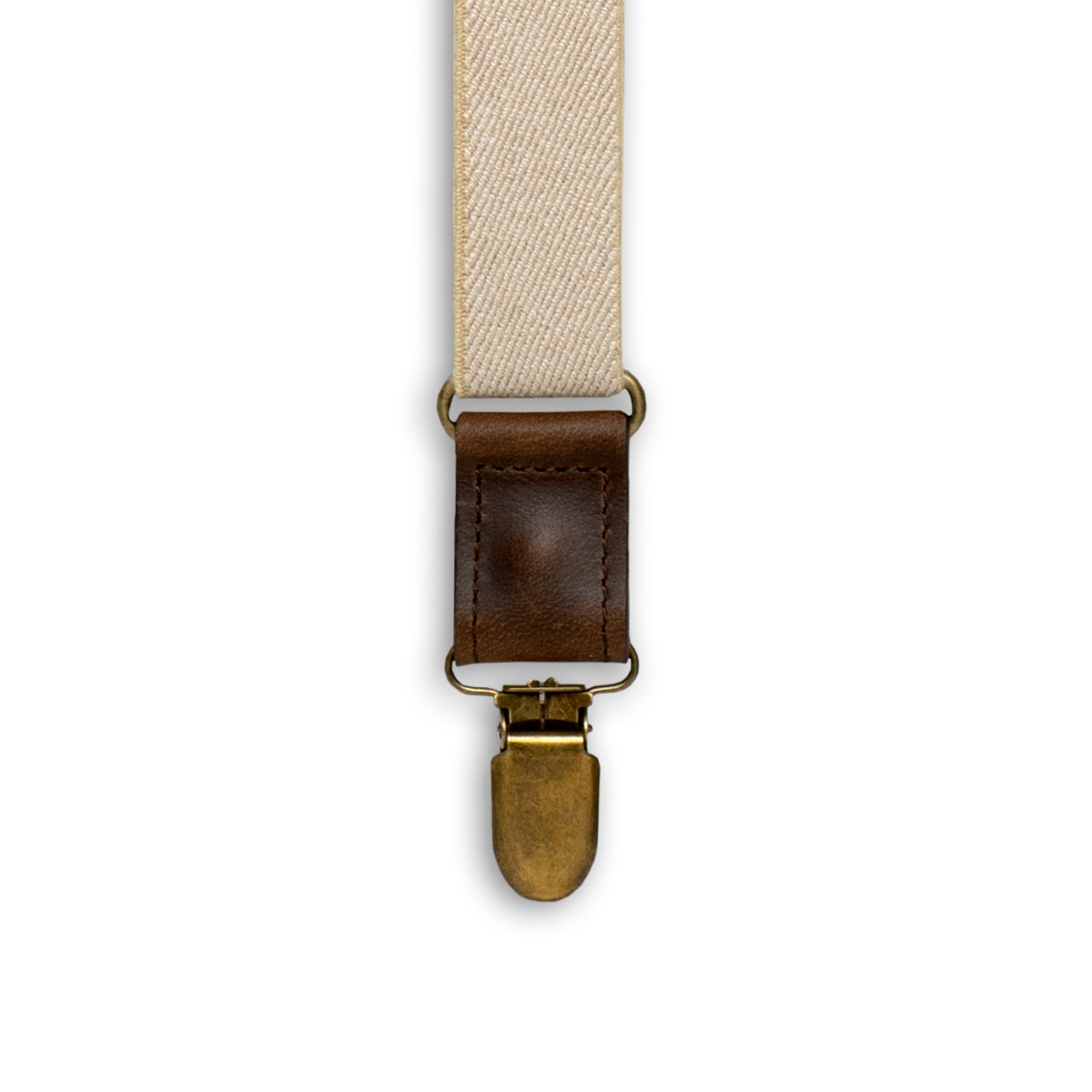 Crazy Horse Flex Brown Skinny Suspenders No. F2113