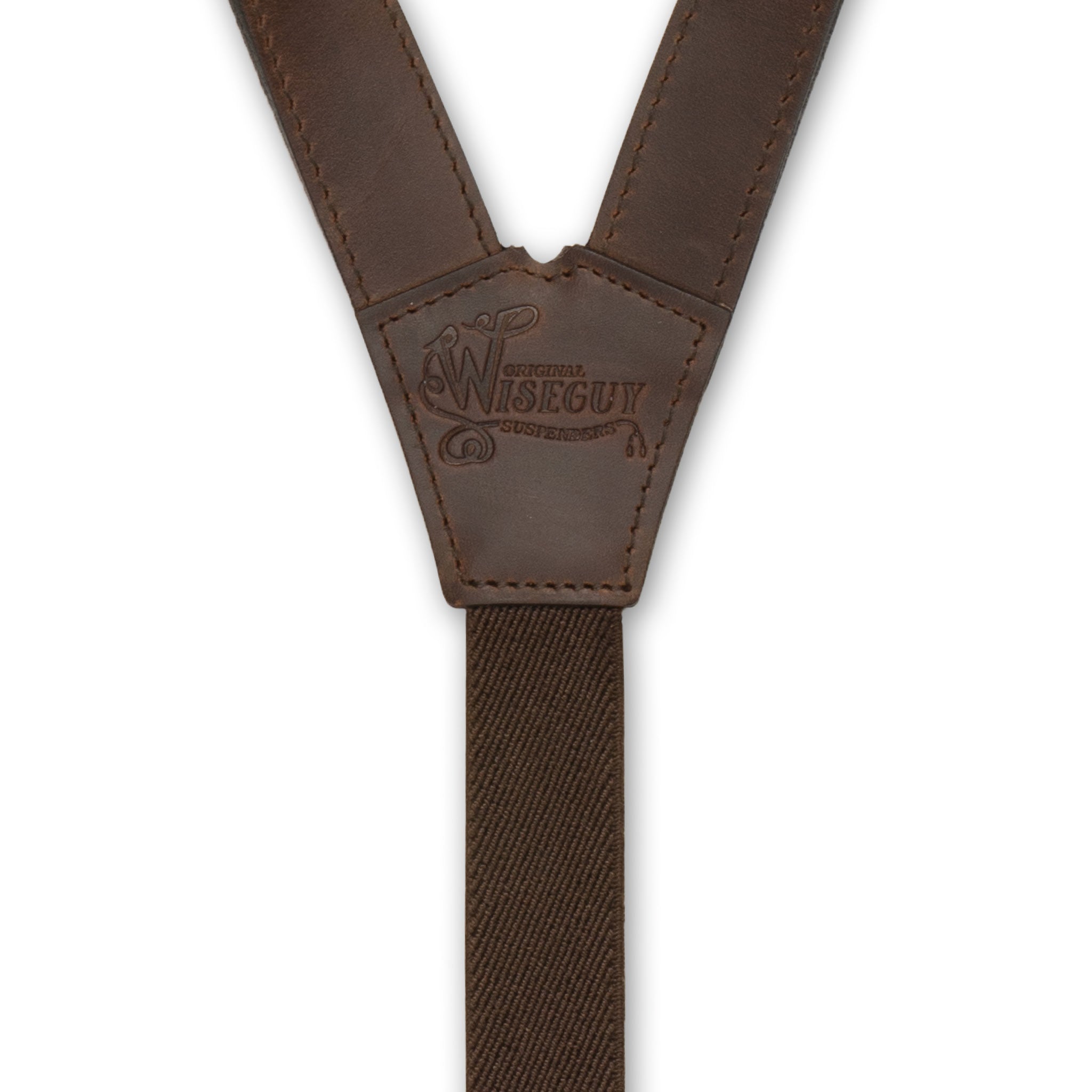 Associate Brown Slim Suspenders No. F4010