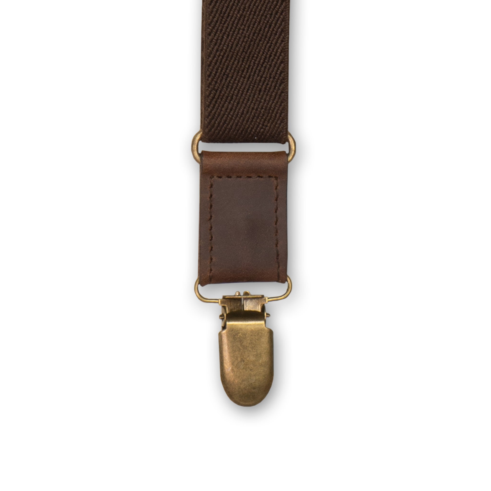 Associate Brown Slim Suspenders No. F4010