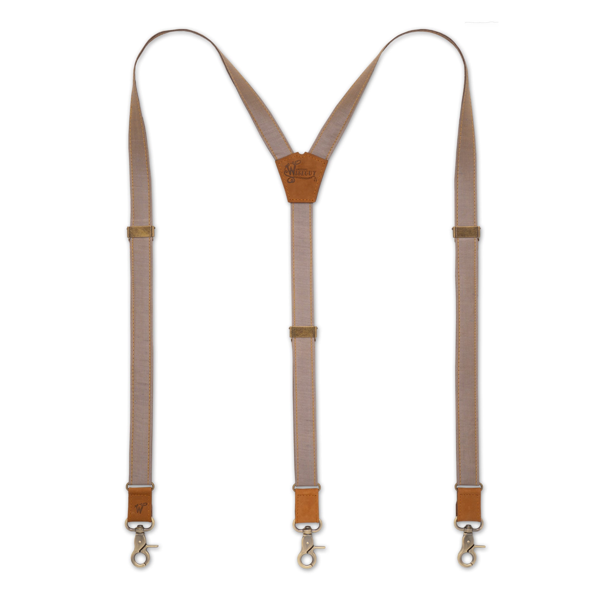 Silk The Warden Copper Slim Suspenders No. G7113