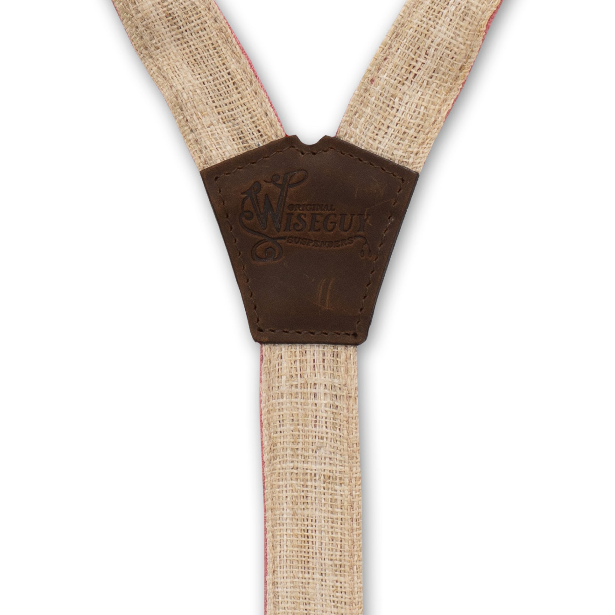 Hemp Linen The Alchemist Schmale Hosenträger in Beige No. G7410