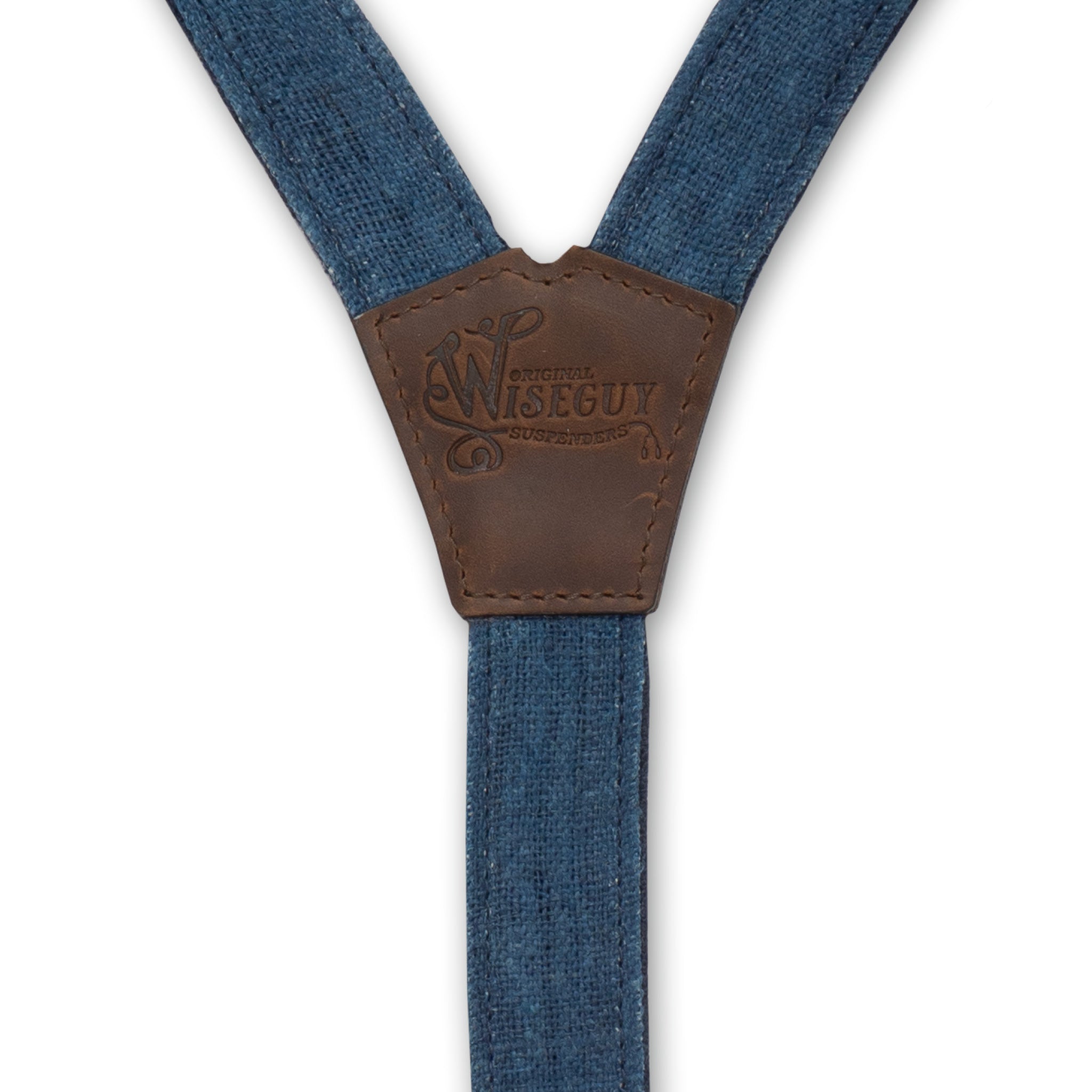 Hemp Linen The Sailor Schmale Hosenträger in Blau No. G7412