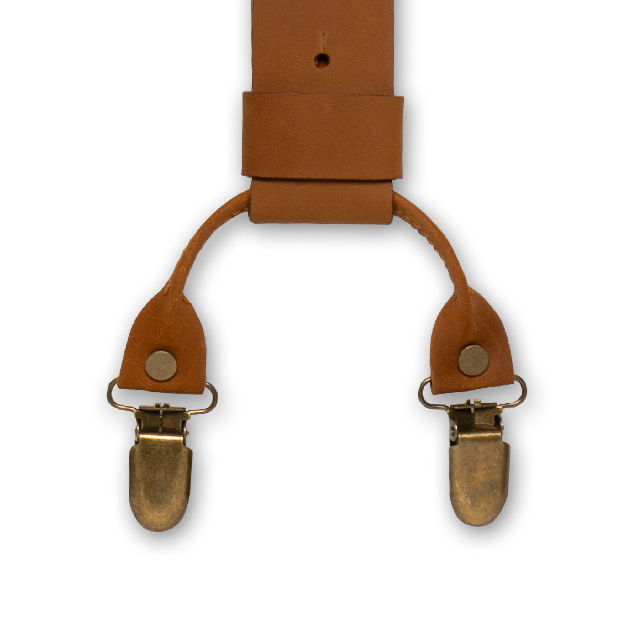 Crazy Horse Camel Brown Wide Suspenders No. L2013