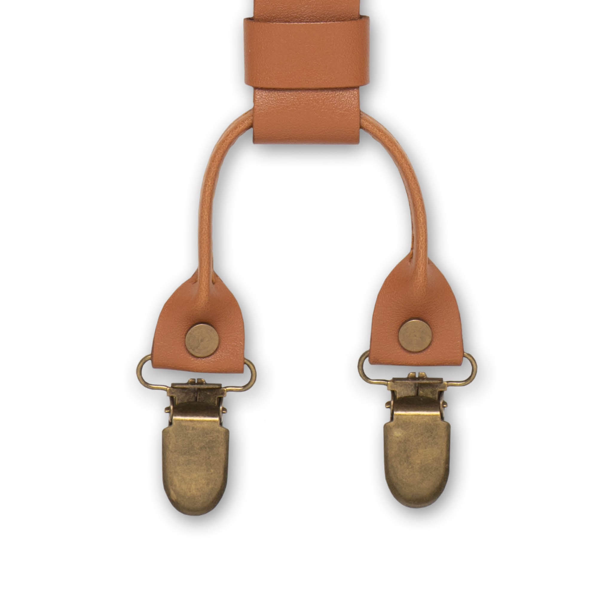 Crazy Horse Vegan Camel Slim Suspenders No. L2311