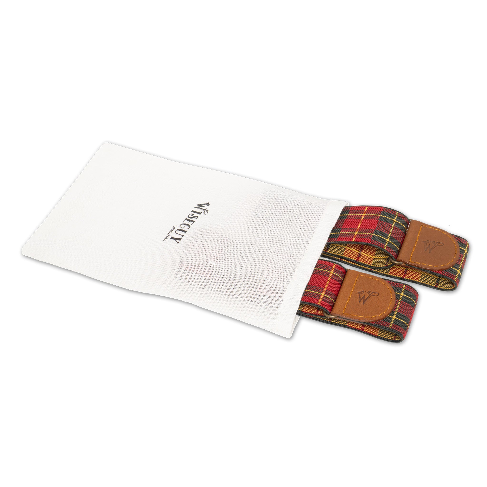 Ärmelhalter Tartan Rot-Grün No. S5413
