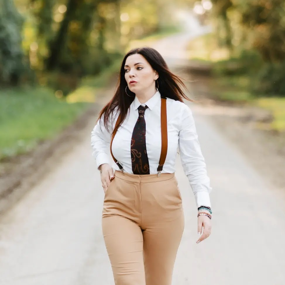 Essential Auburn Slim Suspenders No. E5014