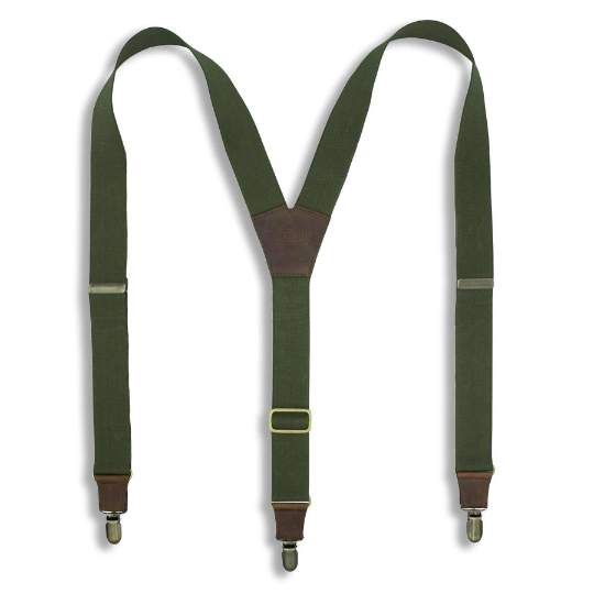 Essential Army Green Breite Hosenträger Nr. E5012