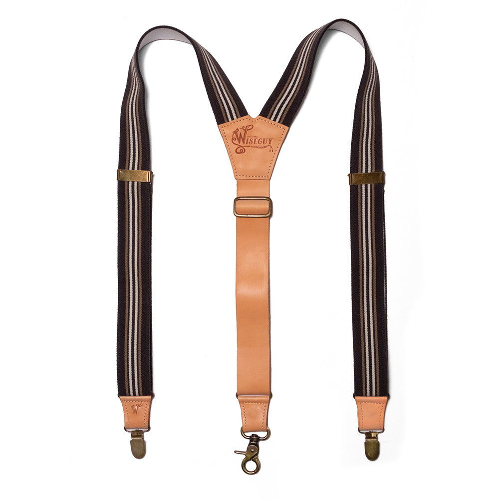 Charger Roh Gestreift Breit Suspenders Nr. F3020